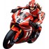 Sticker decorativ, Motocicleta, Rosu, 68 cm, 1336STK-8