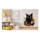 Sticker decorativ, Halloween, Negru, 68 cm, 1337STK-13