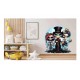 Sticker decorativ, Halloween, Turcoaz, 63 cm, 1337STK-9