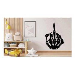 Sticker decorativ, Schelete, Negru, 90 cm, 1338STK