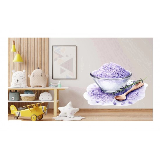 Sticker decorativ, Sare din Lavanda, Mov, 79 cm, 1339STK-10 Sticker decorativ, Sare din Lavanda, Mov, 79 cm, 1339STK-10