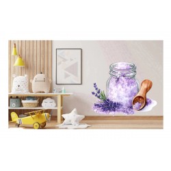 Sticker decorativ, Sare din Lavanda, Mov, 68 cm, 1339STK-13