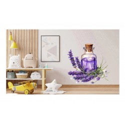 Sticker decorativ, Esenta Lavanda, Mov, 60 cm, 1339STK-2