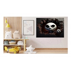 Sticker decorativ, Halloween, Gri, 68 cm, 1340STK-3