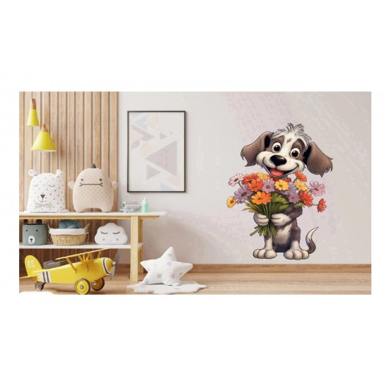Sticker decorativ, Caine, Multicolor, 87 cm, 1341STK-9