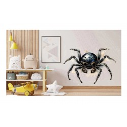 Sticker decorativ, Paianjen, Negru, 67 cm, 1343STK-1