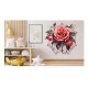 Sticker decorativ, Trandafiri, Rosu, 62 cm, 1343STK-20 Sticker decorativ, Trandafiri, Rosu, 62 cm, 1343STK-20