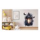 Sticker decorativ, Felinar, Negru, 77 cm, 1343STK-7 Sticker decorativ, Felinar, Negru, 77 cm, 1343STK-7