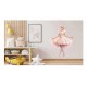 Sticker decorativ, Balerina, Roz, 88 cm, 1346STK-2 Sticker decorativ, Balerina, Roz, 88 cm, 1346STK-2