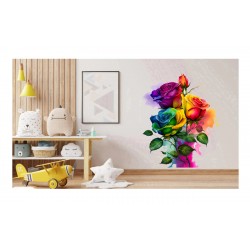 Sticker decorativ, Trandafiri, Verde, 74 cm, 1354STK Sticker decorativ, Trandafiri, Verde, 74 cm, 1354STK