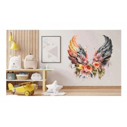 Sticker decorativ, Aripi, Negru, 64 cm, 1355STK-10 Sticker decorativ, Aripi, Negru, 64 cm, 1355STK-10