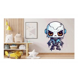 Sticker decorativ, Horror, Alb, 81 cm, 1356STK Sticker decorativ, Horror, Alb, 81 cm, 1356STK