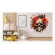 Sticker decorativ, Skull, Rosu, 61 cm, 1357STK Sticker decorativ, Skull, Rosu, 61 cm, 1357STK