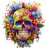 Sticker decorativ, Skull, Multicolor, 66 cm, 1357STK-9