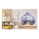 Sticker decorativ, Sera de Lavanda, Mov, 67 cm, 1361STK-4