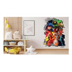 Sticker decorativ, Buburuza, Rosu, 77 cm, 1362STK-1 Sticker decorativ, Buburuza, Rosu, 77 cm, 1362STK-1