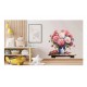 Sticker decorativ, Flori Crizanteme, Roz, 61 cm, 1363STK