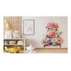 Sticker decorativ, Flori Crizanteme, Roz, 63 cm, 1363STK-3