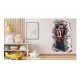 Sticker decorativ, Fotbalist, Negru, 90 cm, 1364STK-7