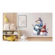 Sticker decorativ, Oameni de Zapada, Alb, 1367STK-13