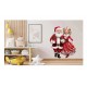 Sticker decorativ, Mos Craciun, Rosu, 1368STK-4 Sticker decorativ, Mos Craciun, Rosu, 1368STK-4