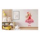 Sticker decorativ, Printesa, Rosu, 1369STK-6