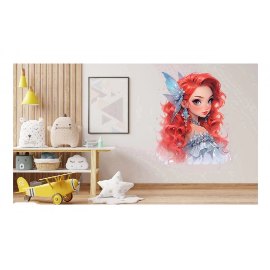 Sticker decorativ, Printesa, 76 cm, 1373STK-1