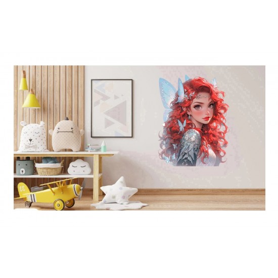 Sticker decorativ, Printesa, 75 cm, 1373STK-11