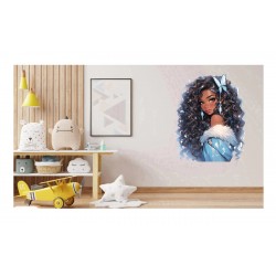 Sticker decorativ, Printesa, 75 cm, 1373STK-12 Sticker decorativ, Printesa, 75 cm, 1373STK-12