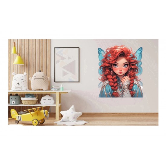 Sticker decorativ, Printesa, 73 cm, 1373STK-13