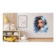 Sticker decorativ, Printesa, Negru, 1374STK-11