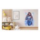 Sticker decorativ, Printesa, Albastru, 1374STK-17