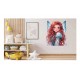 Sticker decorativ, Printesa, Rosu, 1374STK-18 Sticker decorativ, Printesa, Rosu, 1374STK-18