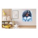 Sticker decorativ, Printesa, Albastru, 1374STK-19 Sticker decorativ, Printesa, Albastru, 1374STK-19