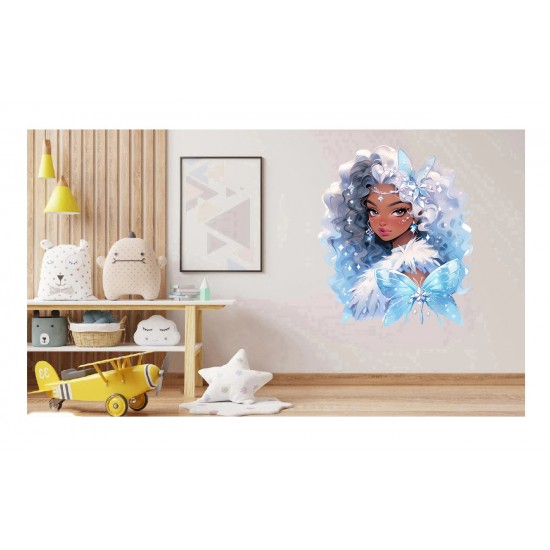 Sticker decorativ, Printesa, Alb, 1374STK-20