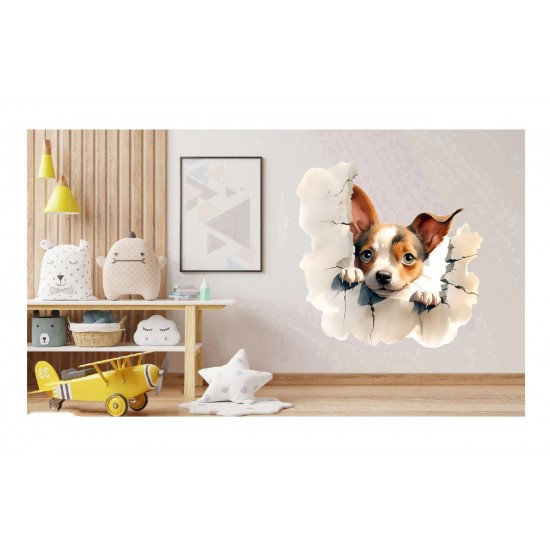 Sticker decorativ, Caine, Maro, 1375STK-3 Sticker decorativ, Caine, Maro, 1375STK-3