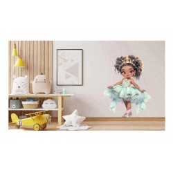 Sticker decorativ, Printesa, Turcoaz, 1378STK-16