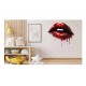 Sticker decorativ, Buze, Rosu, 60 cm, 1302STK-17