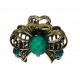 Clama de par in forma de Funda, Vintage, 2.5 cm, Verde, 92BJ