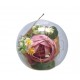 Aranjament floral cu Luminite si Muzicuta, Multicolor, 15 cm, MM9868D