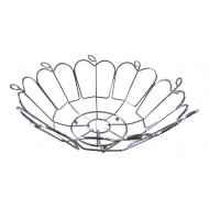 Cos pentru fructe, Argintiu, 26.5 cm, HML38