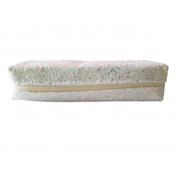Penar pentru copii cu Sclipici, Alb, 21 cm, LTOY39 Penar pentru copii cu Sclipici, Alb, 21 cm, LTOY39