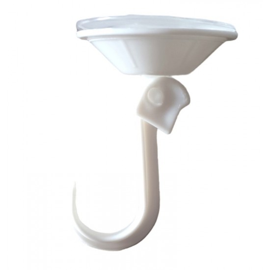 Set 4 cuiere pentru baie sau bucatarie, Alb, VT303