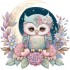 Sticker decorativ, Bufnita, Multicolor, 60 cm, 1296STK-1