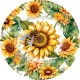 Sticker decorativ, Albina, Galben, 60 cm, 1275STK-1 Sticker decorativ, Albina, Galben, 60 cm, 1275STK-1