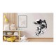 Sticker decorativ, Astronaut, Alb, 82 cm, 1266STK-3 Sticker decorativ, Astronaut, Alb, 82 cm, 1266STK-3