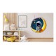 Sticker decorativ, Astronaut, Galben, 63 cm, 1266STK-7
