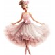 Sticker decorativ, Balerina, Roz, 69 cm, 1346STK-1 Sticker decorativ, Balerina, Roz, 69 cm, 1346STK-1