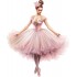 Sticker decorativ, Balerina, Roz, 73 cm, 1346STK-6