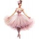 Sticker decorativ, Balerina, Roz, 73 cm, 1346STK-6 Sticker decorativ, Balerina, Roz, 73 cm, 1346STK-6